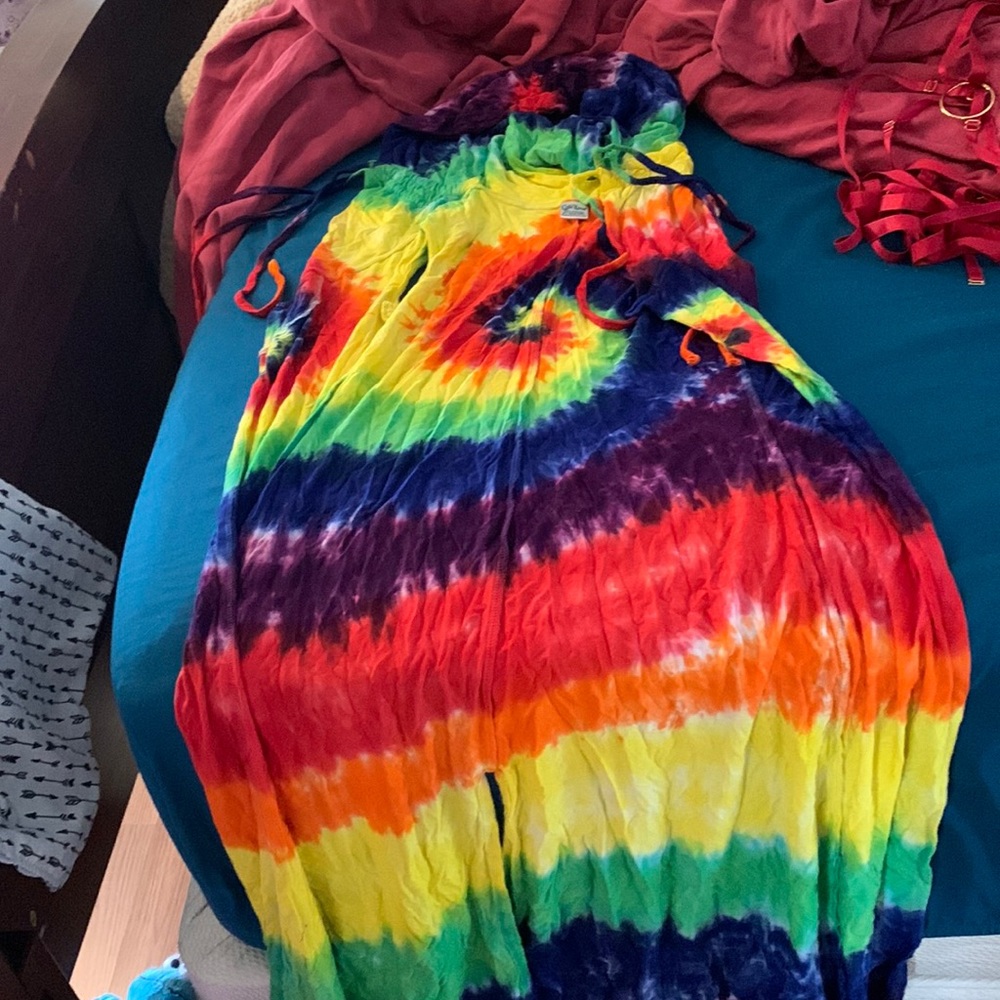 Tie dye duster